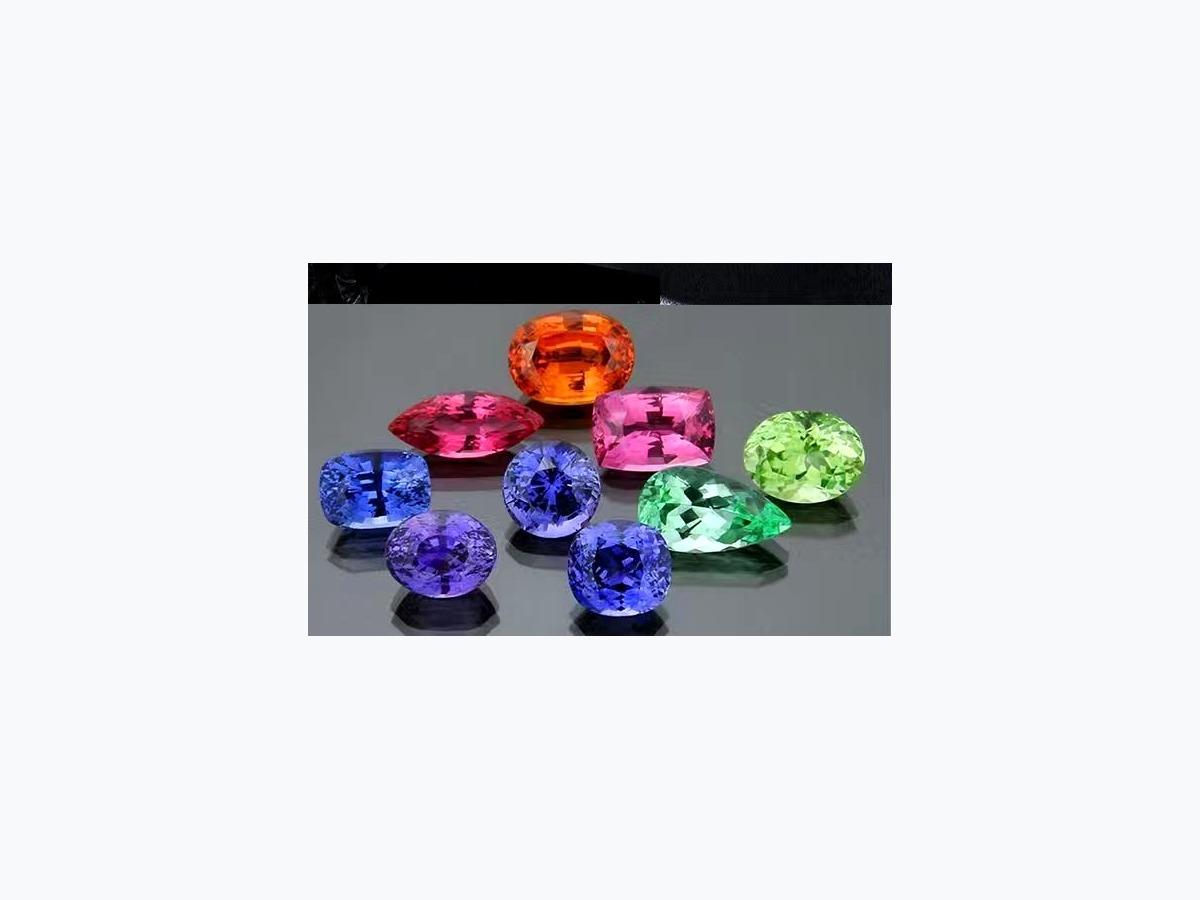 Gemstones processed with diamond wheels