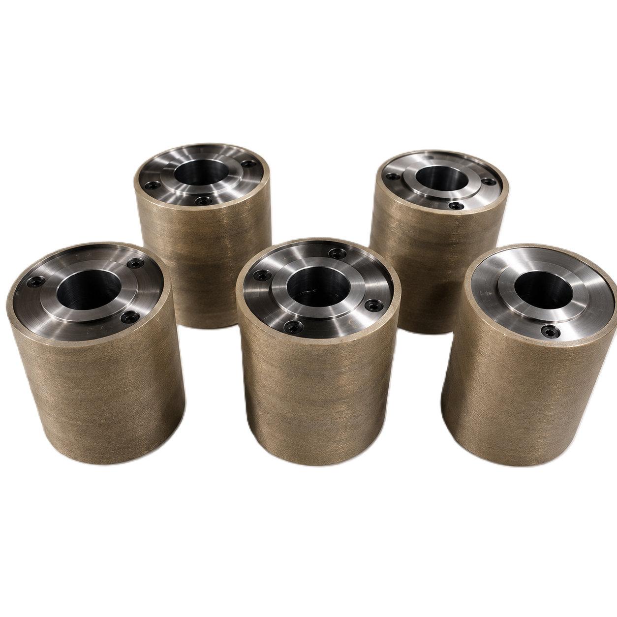 Custom cylindrical metal-bonded grinding wheels